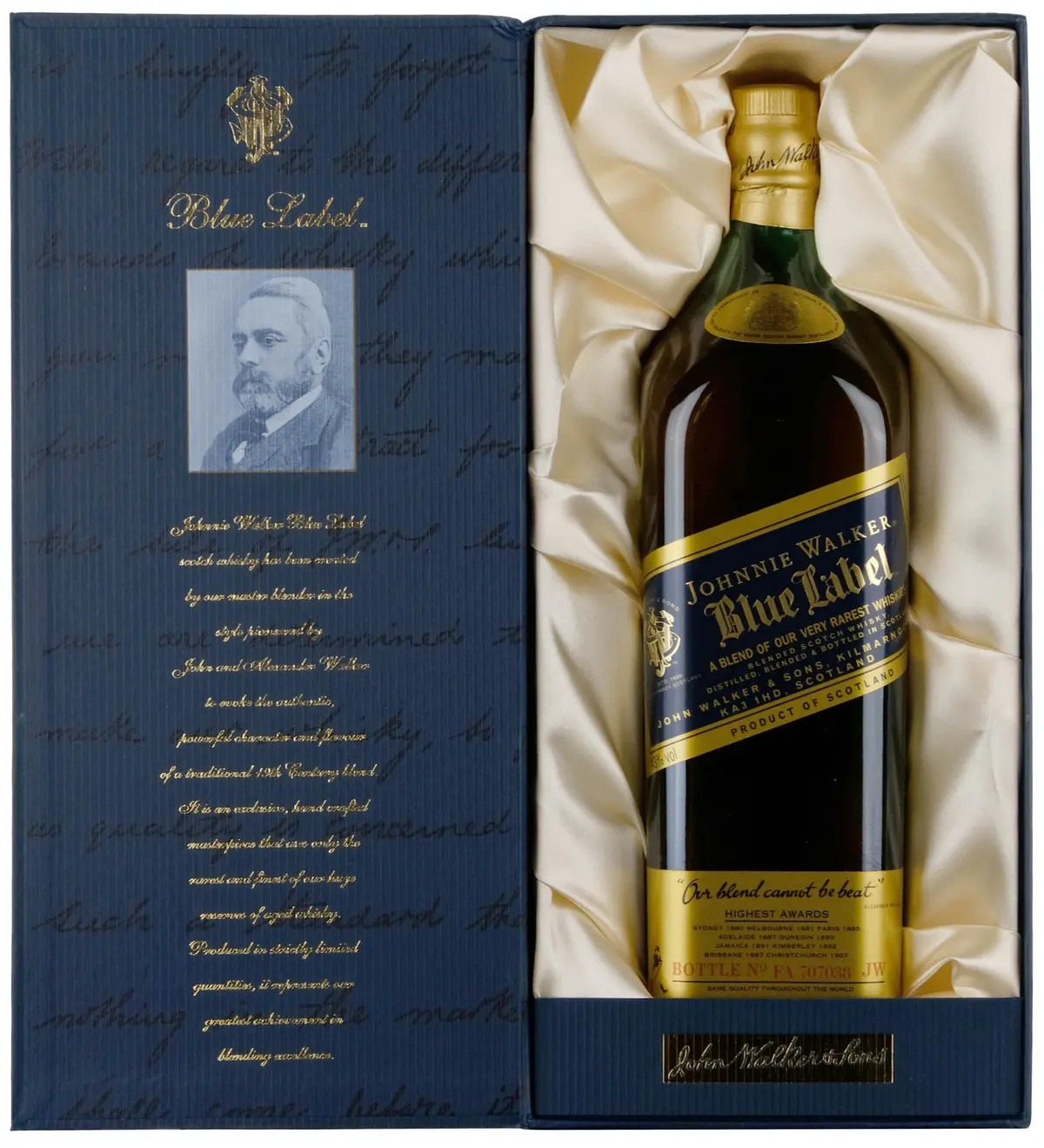 Johnnie Walker Blue Label Circa 2000 1 Litre 1