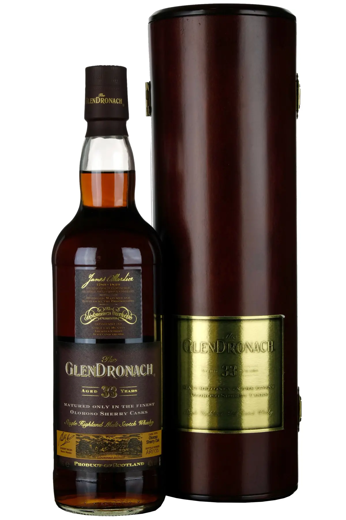Glendronach 33 Year Old Sherry Cask Bottled 2004 1