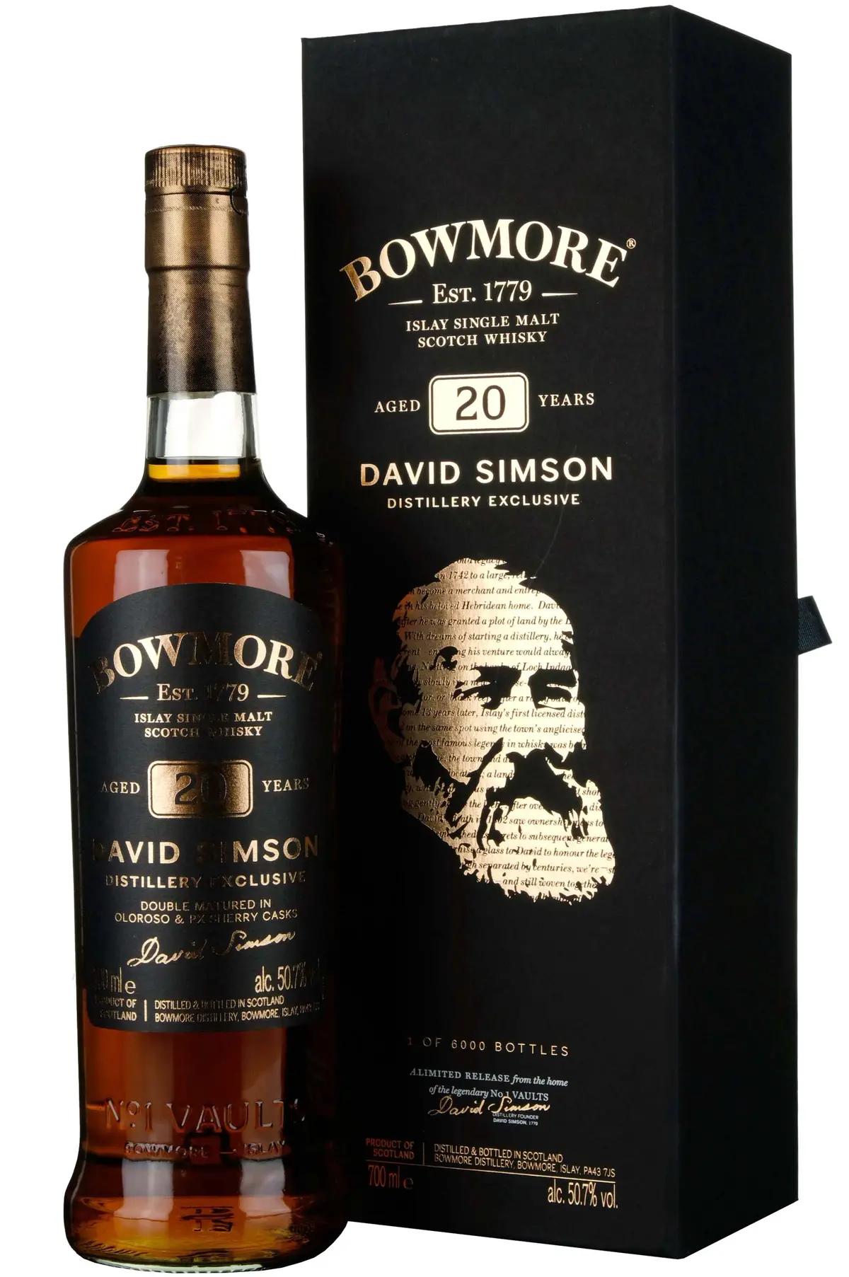 Bowmore 20 Year Old David Simson Distillery Exclusive Bottled 2020 2
