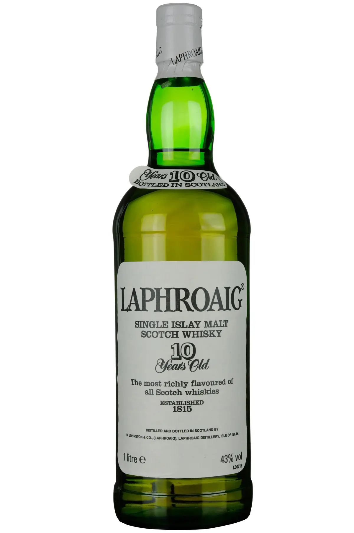 Laphroaig 10 Year Old Late 1990S 1 Litre 1