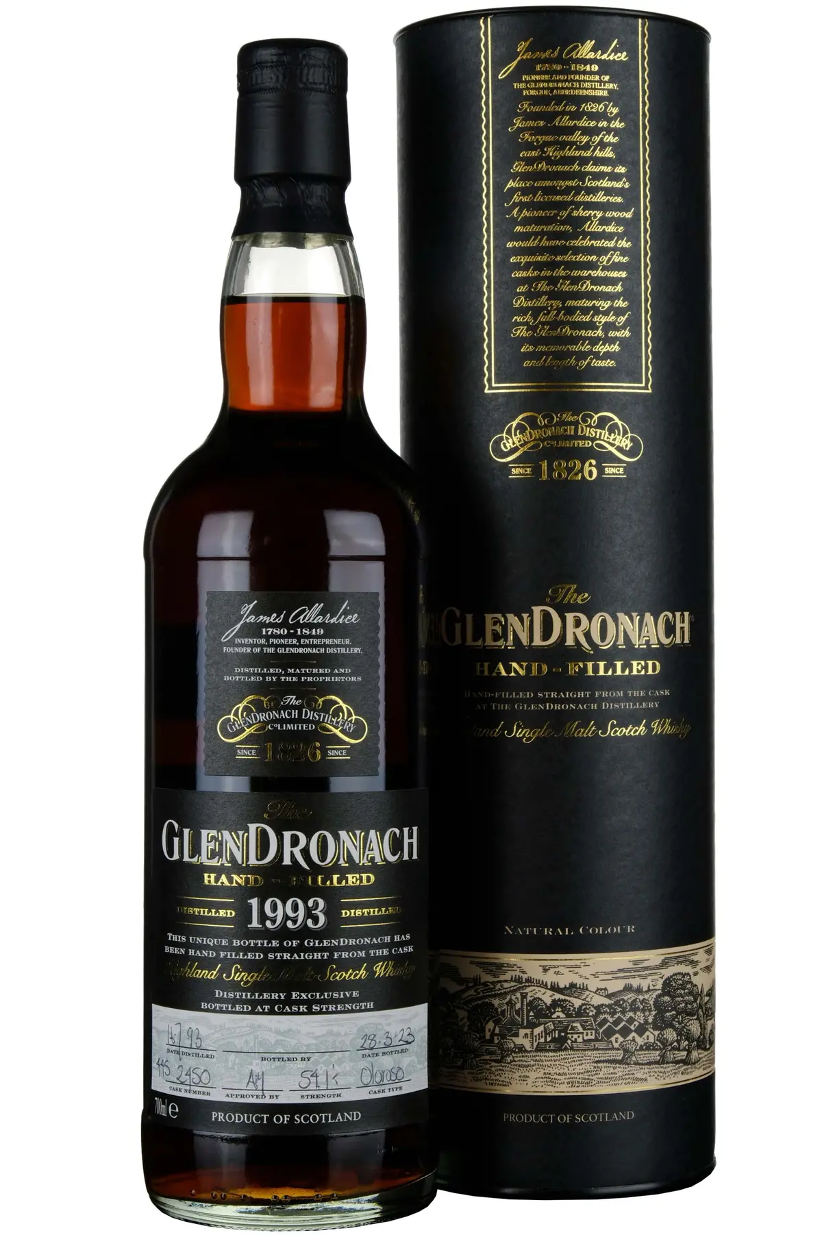 Glendronach 1993-2023 | 29 Year Old Hand Filled Single Cask 2450 1