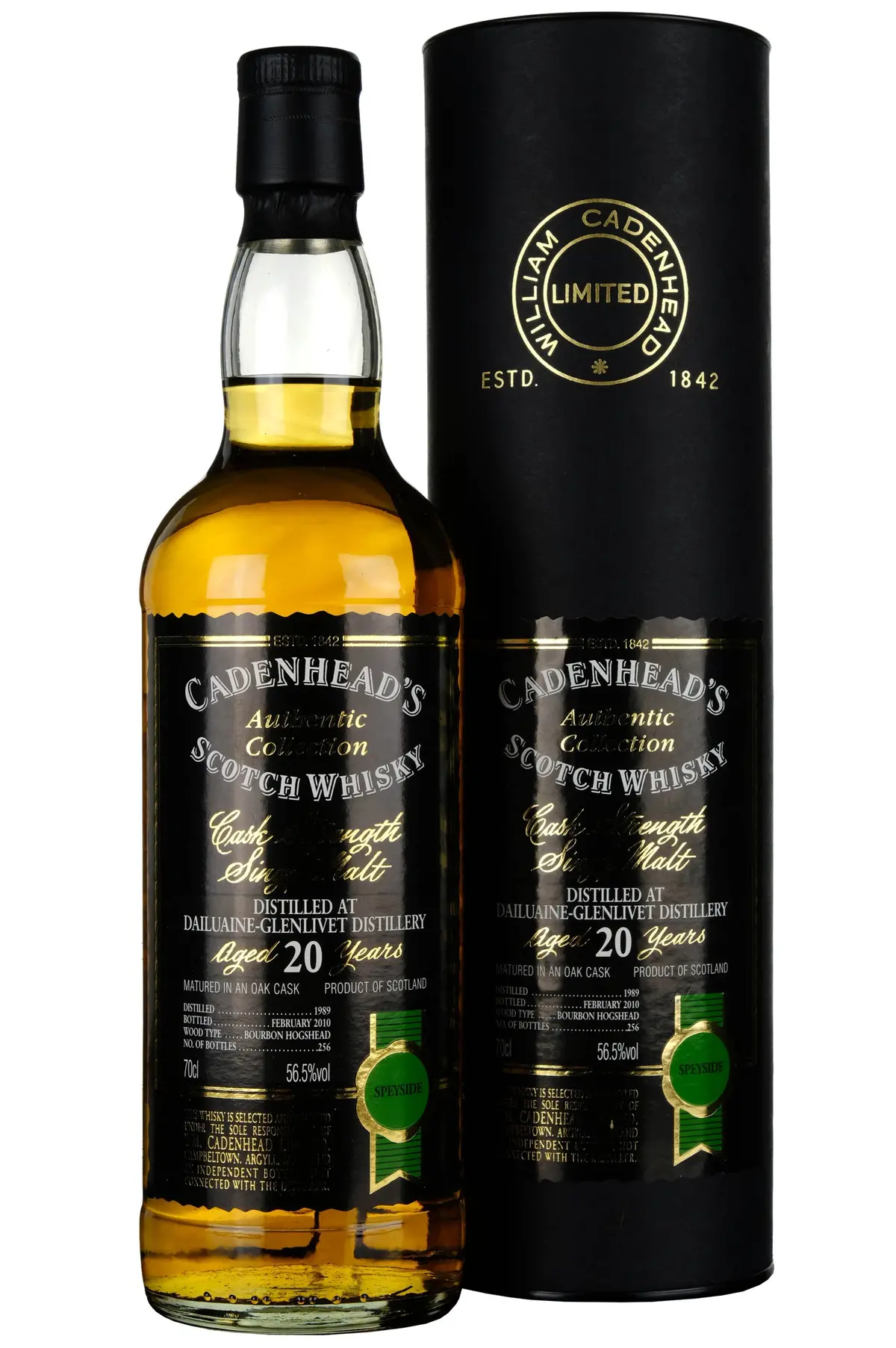 Dailuaine 1989-2010 | 20 Year Old Cadenhead's Authentic Collection Single Cask 1