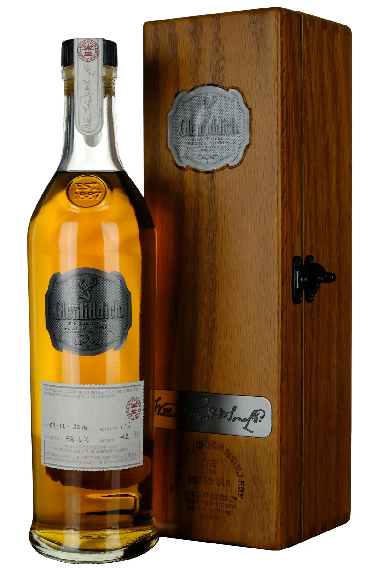Glenfiddich 15 Year Old Distillery Exclusive Hand Filled Batch 42 Bottled 2016 2