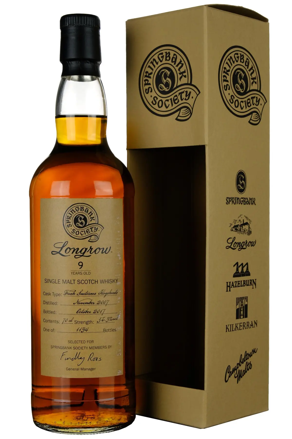 Longrow 2007-2017 | 9 Year Old Society Release 1