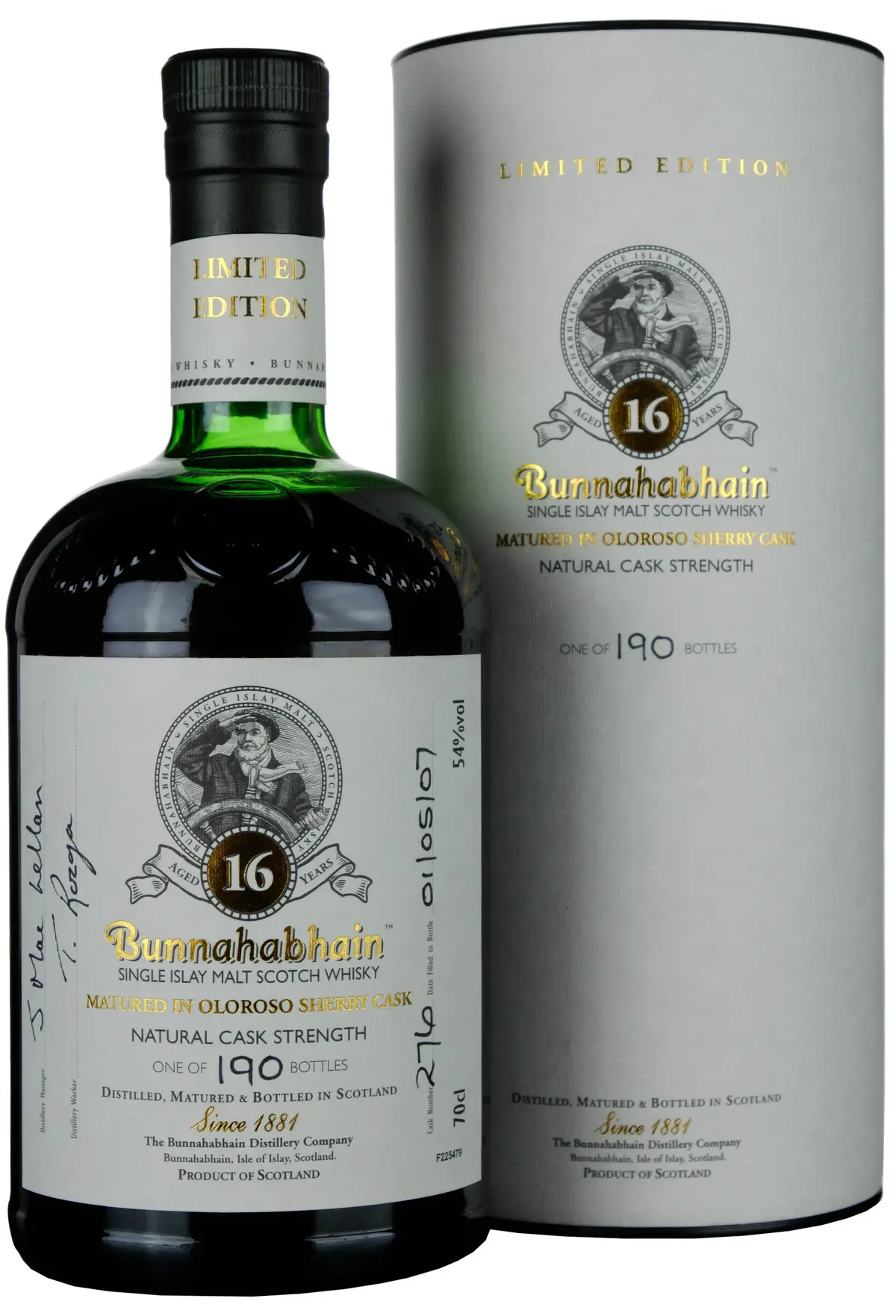 Bunnahabhain 16 Year Old Festival 2007 Single Cask 276 1