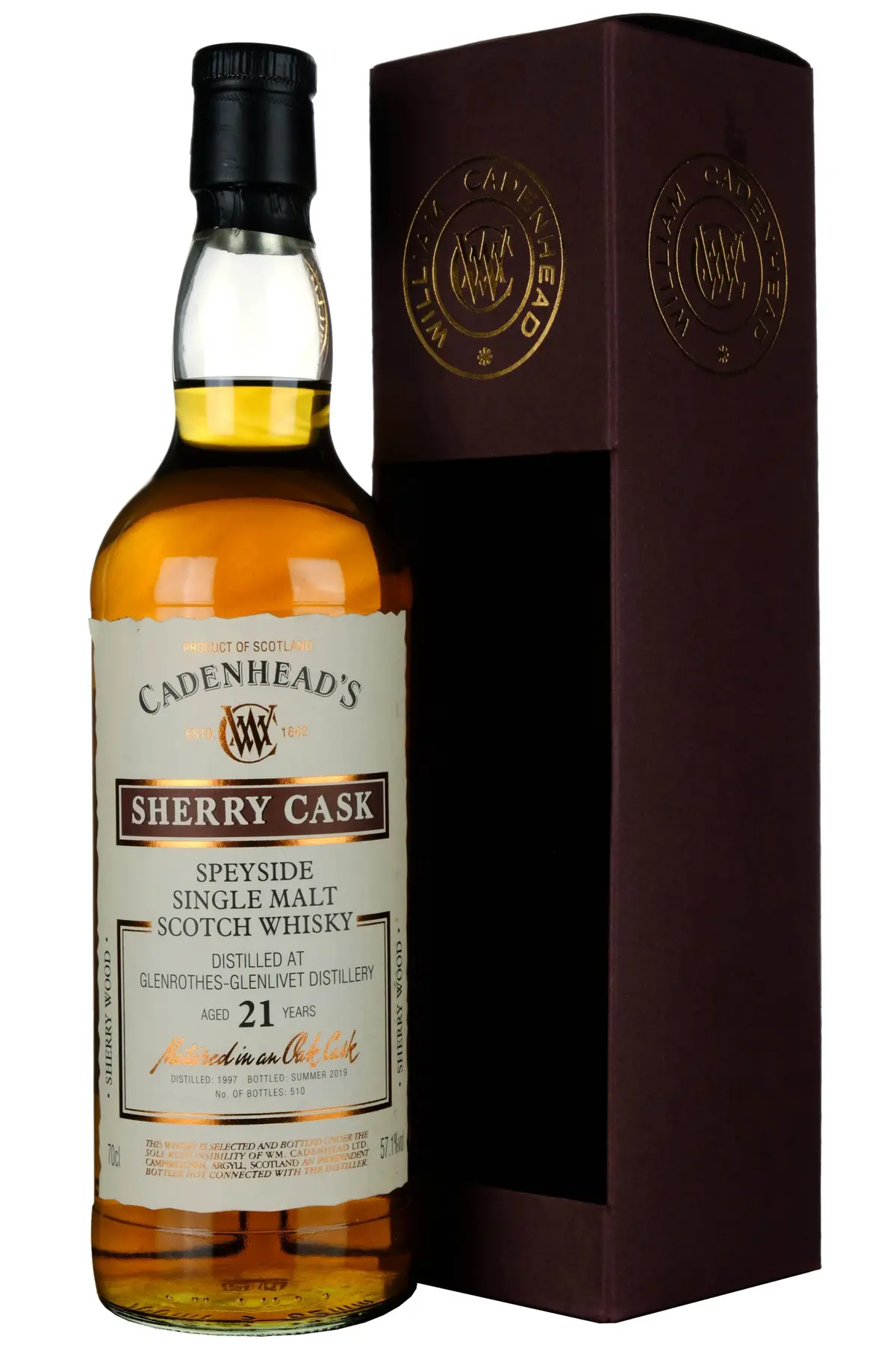 Glenrothes 1997-2019 | 21 Year Old Cadenhead's Single Cask 1