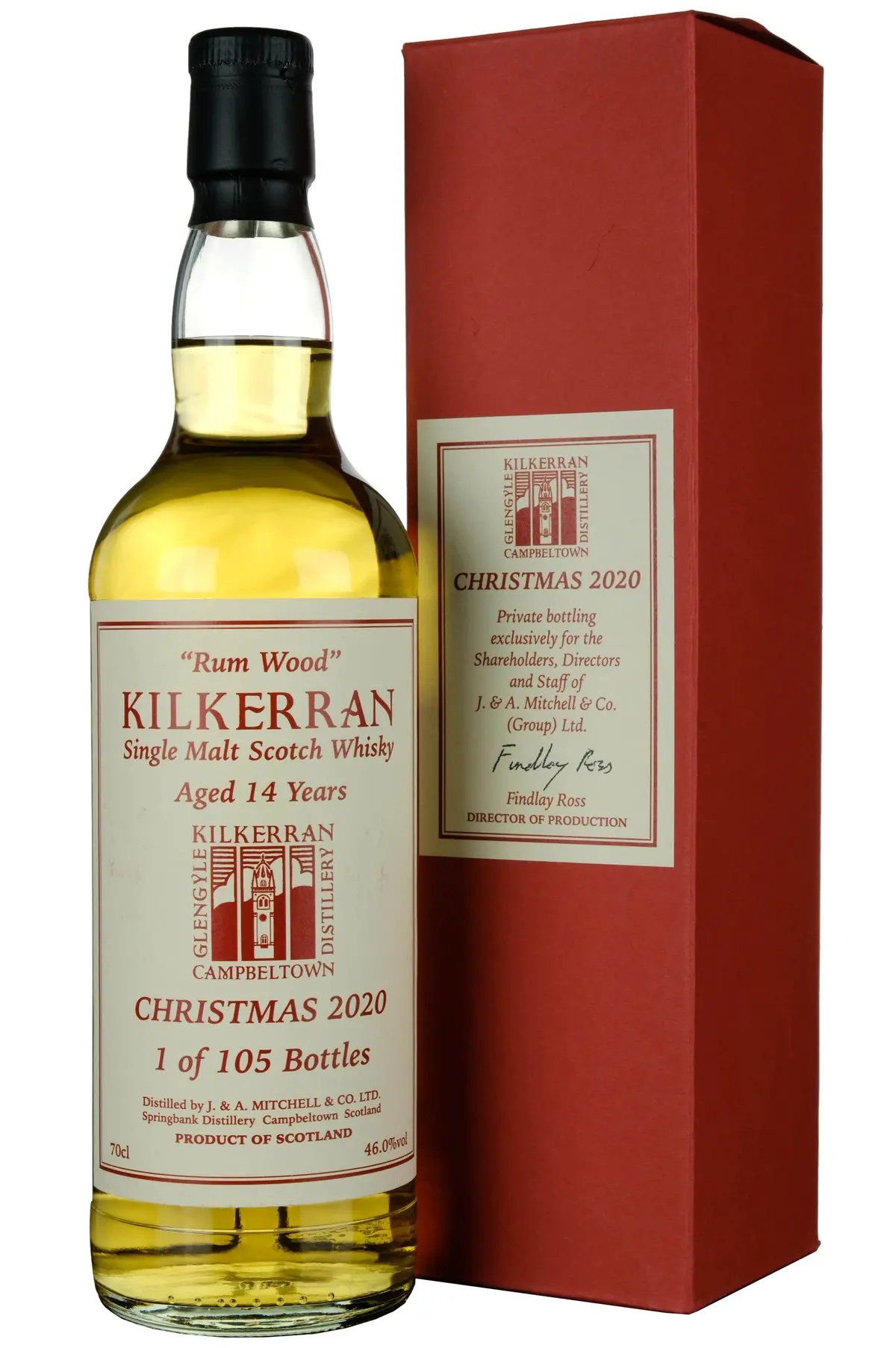 Kilkerran 14 Year Old Christmas 2020 Exclusively For Shareholders, Directors & Staff 1