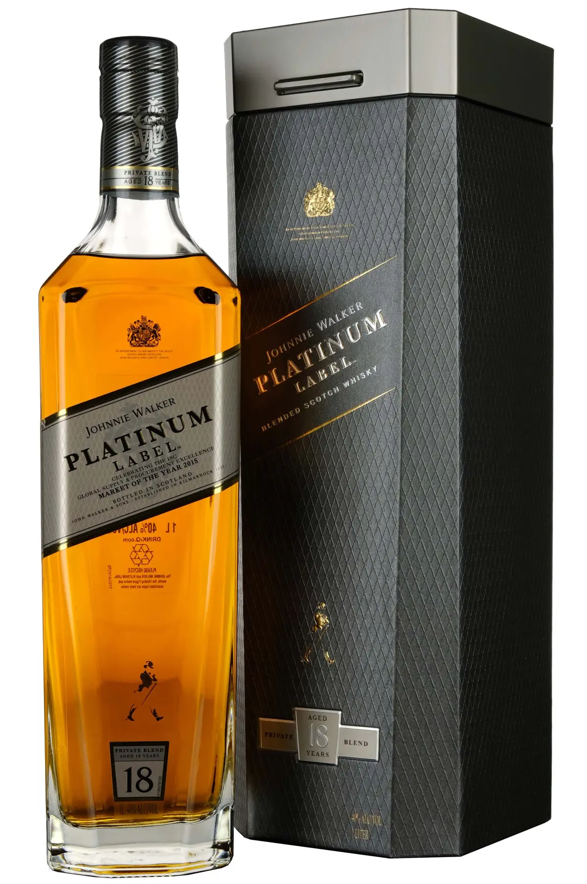 Johnnie Walker 18 Year Old Platinum Label 2015 Release 1 Litre 1
