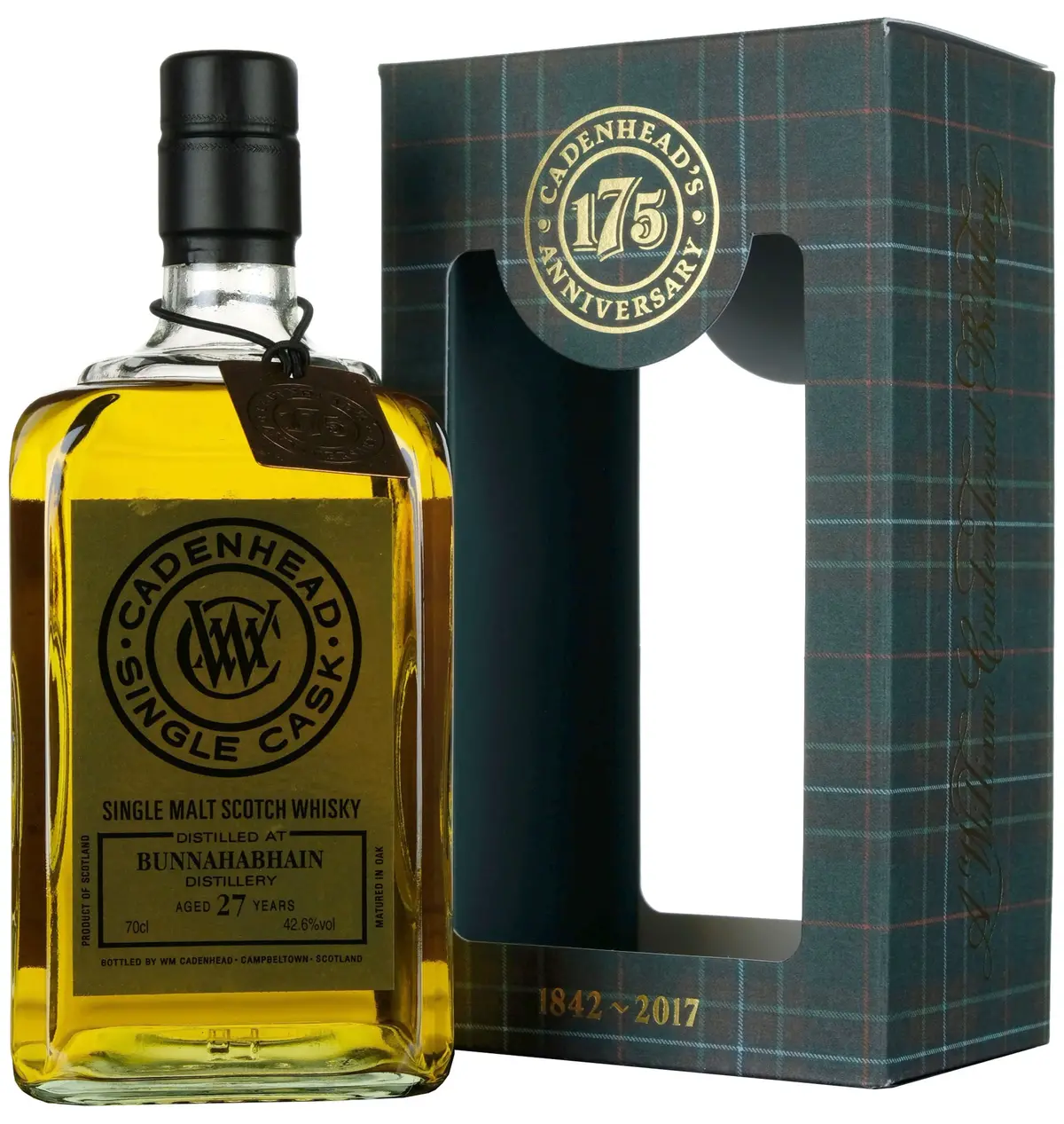 Bunnahabhain 1989-2017 | 27 Year Old Cadenhead's Single Cask 175Th Anniversary 1