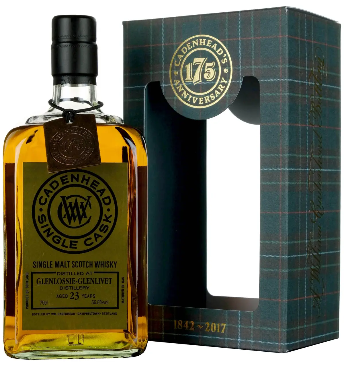 Glenlossie 1993-2017 | 23 Year Old Cadenhead's Single Cask 175Th Anniversary 1