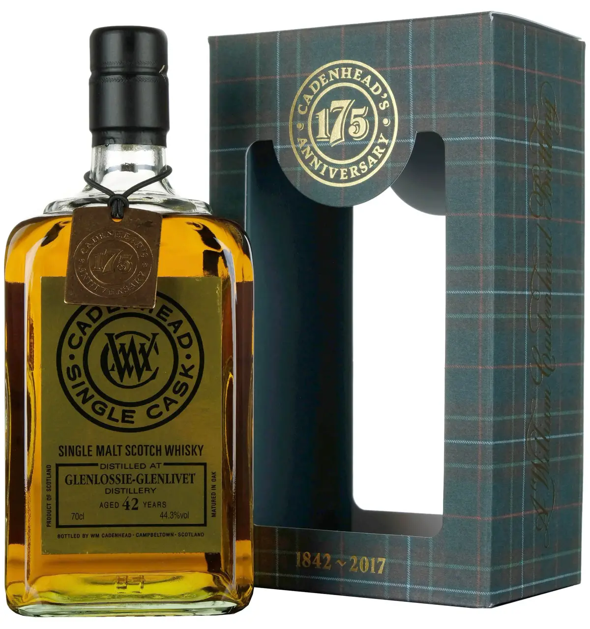 Glenlossie 1975-2017 | 42 Year Old Cadenhead's Single Cask 175Th Anniversary 1