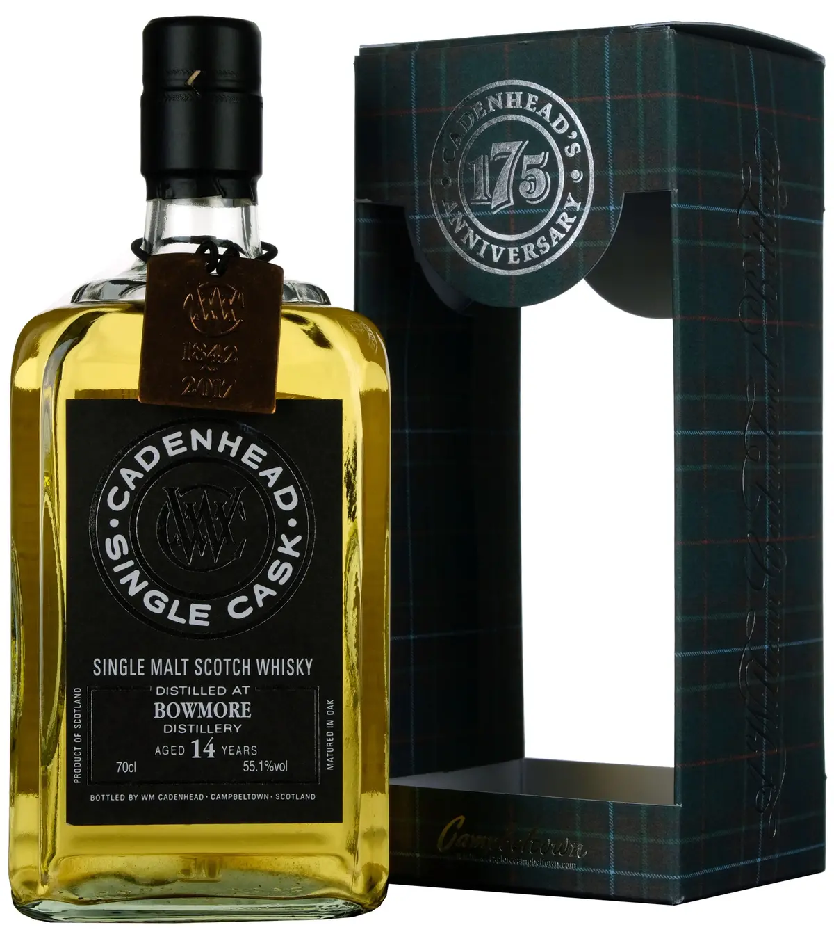 Bowmore 2003-2017 | 14 Year Old Cadenhead's Single Cask 175Th Anniversary 1