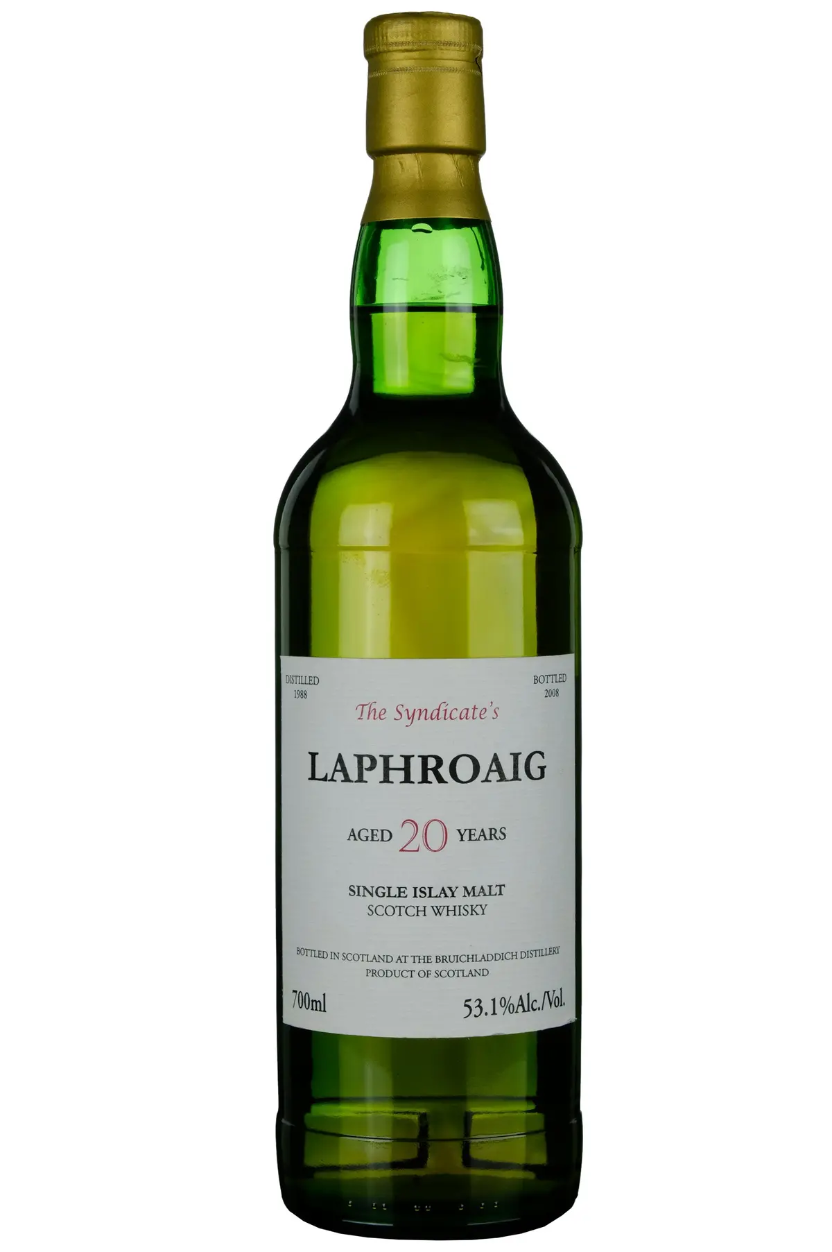 Laphroaig 1988-2008 | 20 Year Old The Syndicate's Single Cask 1