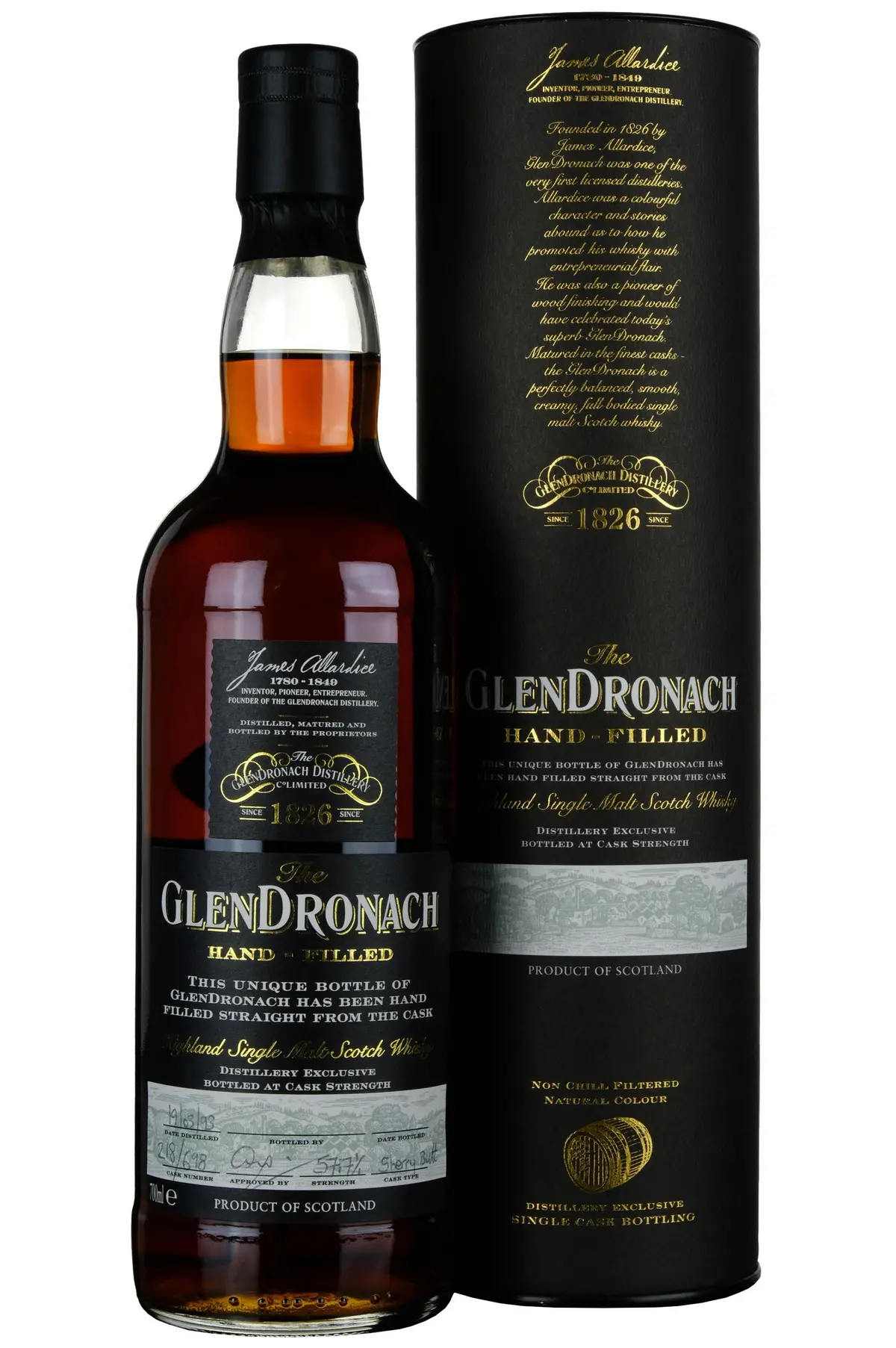 Glendronach 1993-2018 | 25 Year Old Hand Filled Single Cask 698 1
