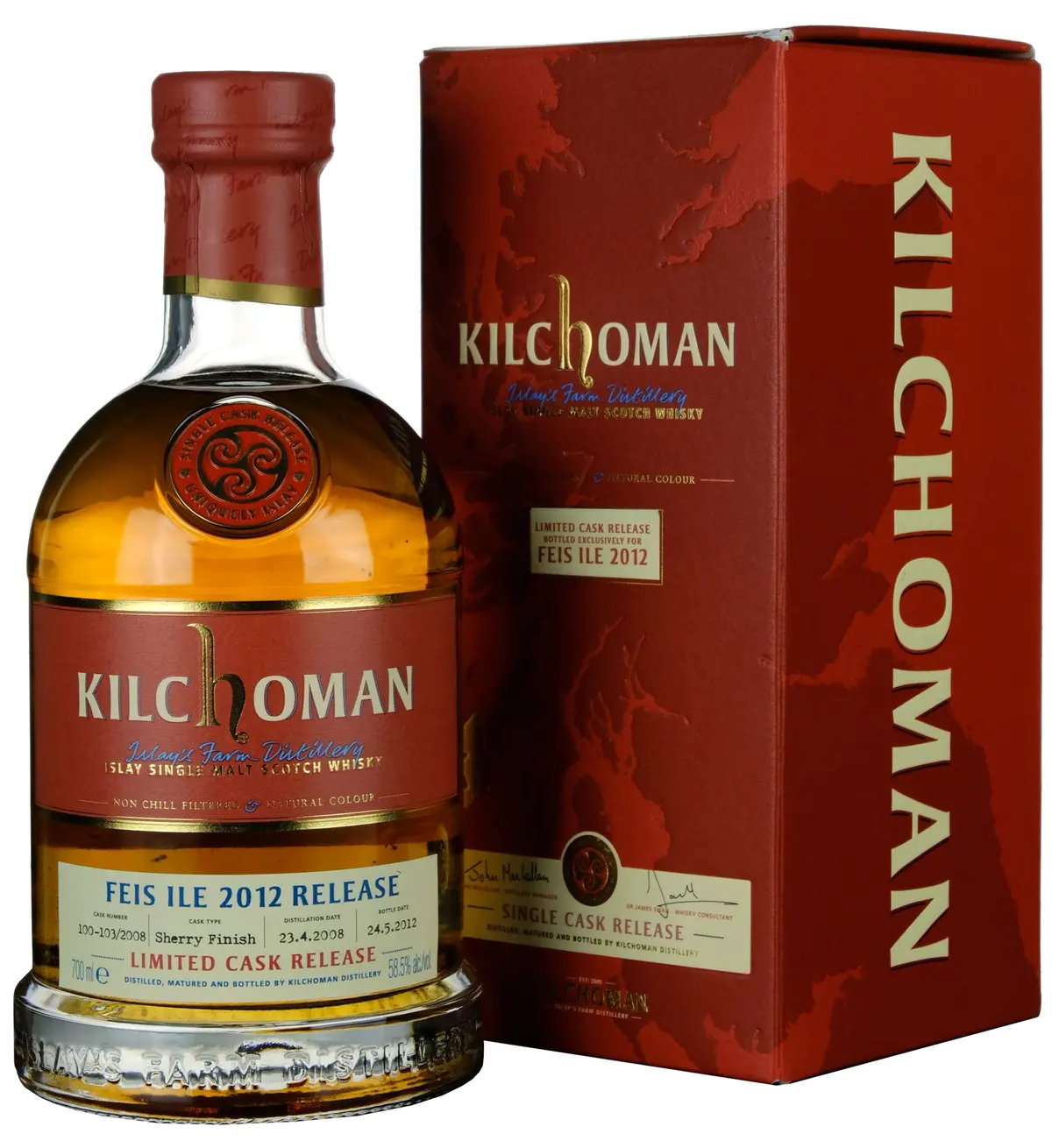 Kilchoman 2008 Islay Festival 2012 1