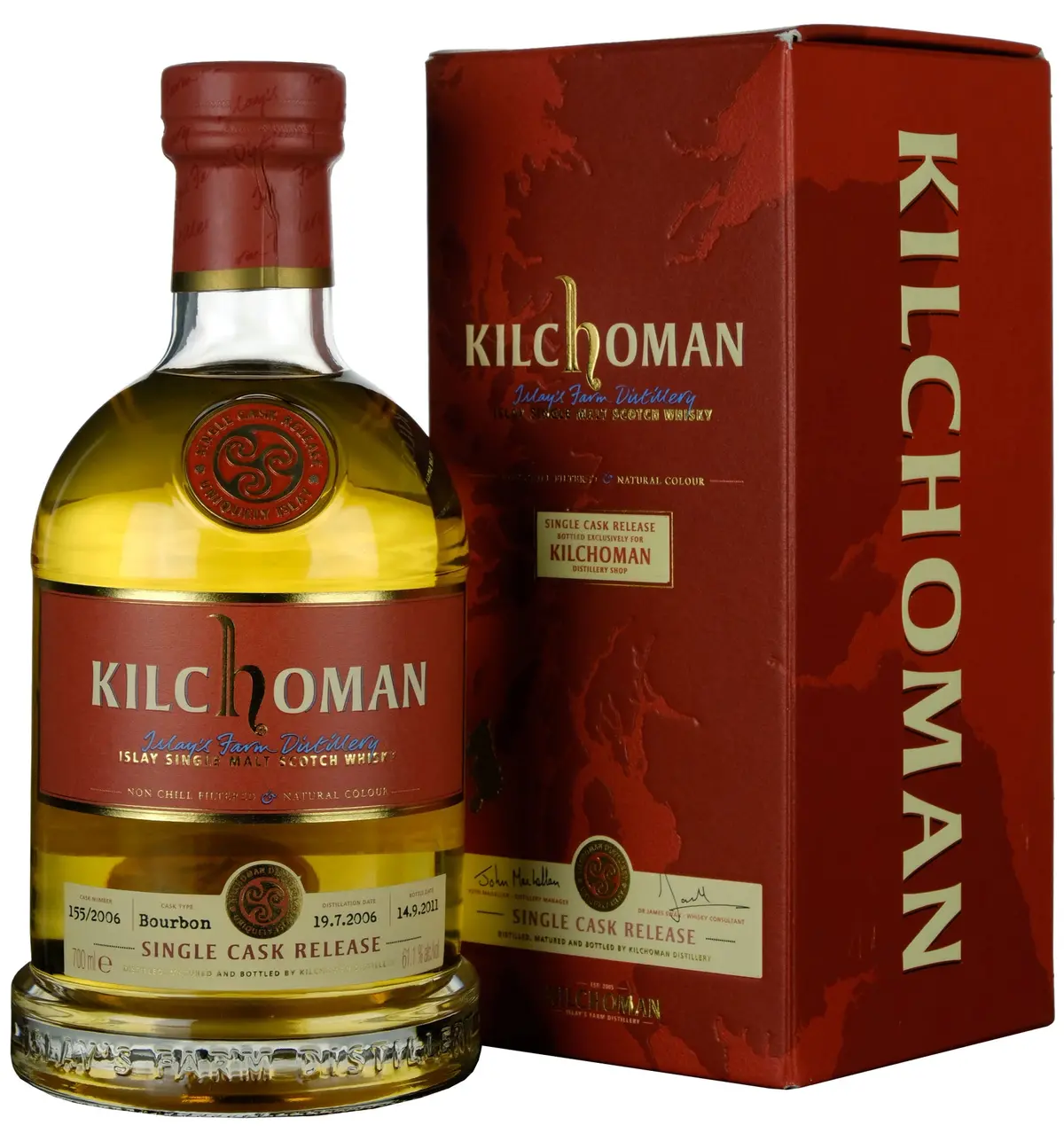 Kilchoman 2006-2011 Distillery Shop Exclusive Single Cask 155 1