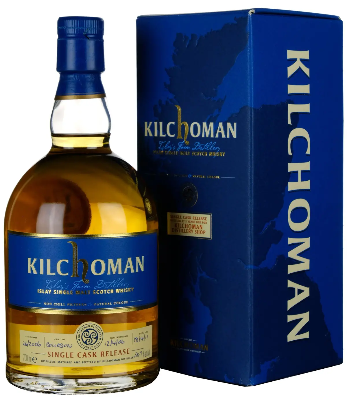 Kilchoman 2006-2011 Distillery Shop Exclusive Single Cask 26 1