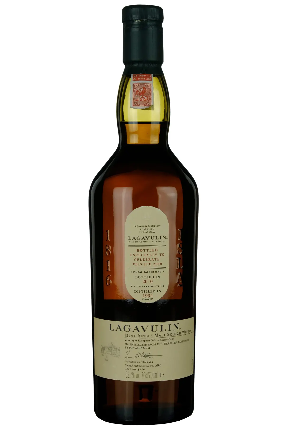 Lagavulin 1994 | 15 Year Old Islay Festival 2010 Single Cask 3210 1