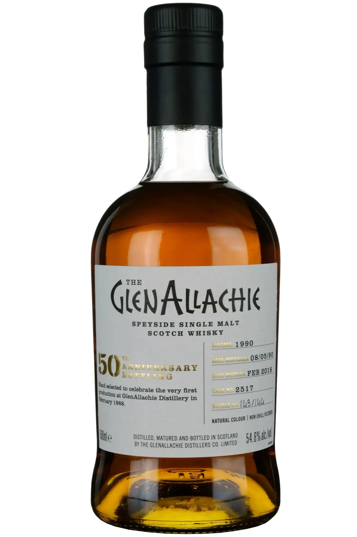Glenallachie 1990-2018 | 27 Year Old Single Cask 2517 50Th Anniversary 1968-2018 1