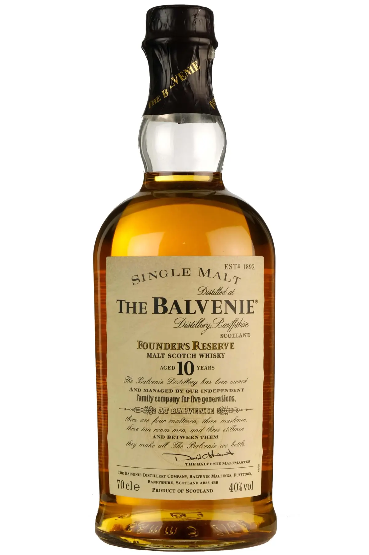 Balvenie 10 Year Old Founders Reserve Pre 2009 1