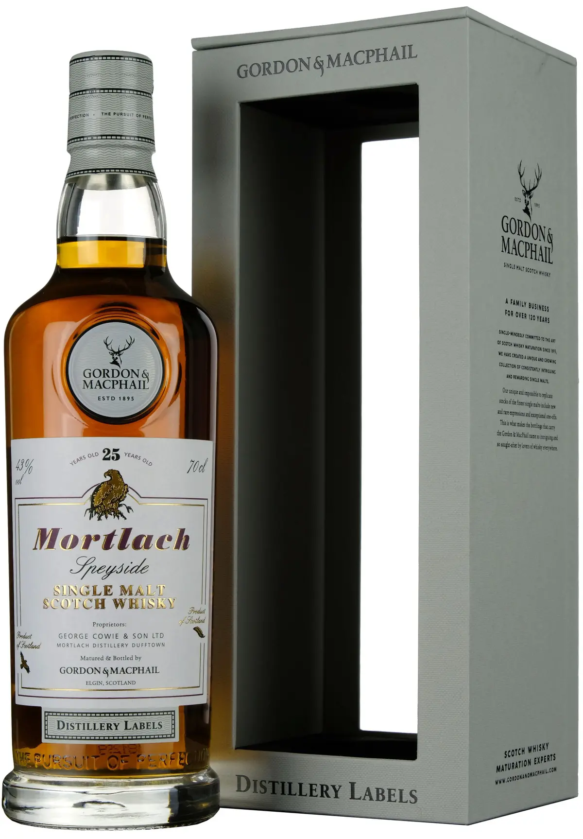 Mortlach 25 Year Old Gordon & Macphail Distillery Labels 1