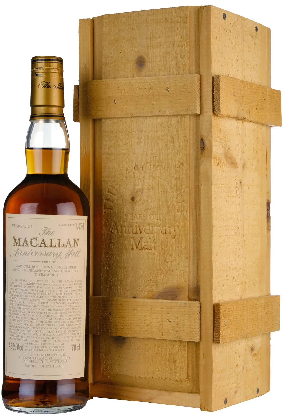Macallan 25 Year Old Anniversary Malt 1