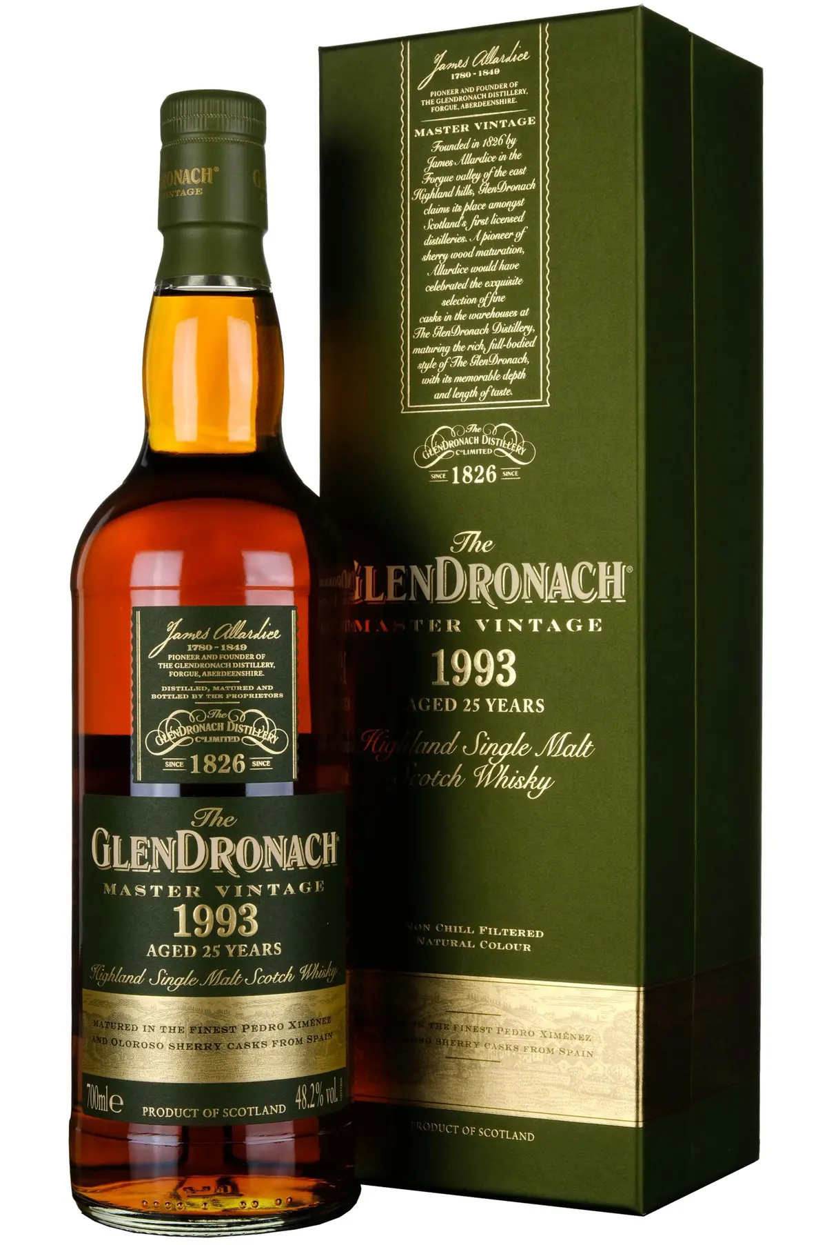 Glendronach 1993-2019 | 25 Year Old Master Vintage 1