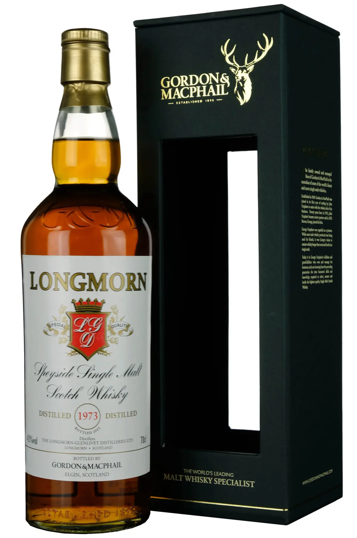 Longmorn 1973-2015 Gordon & Macphail Distillery Label 1