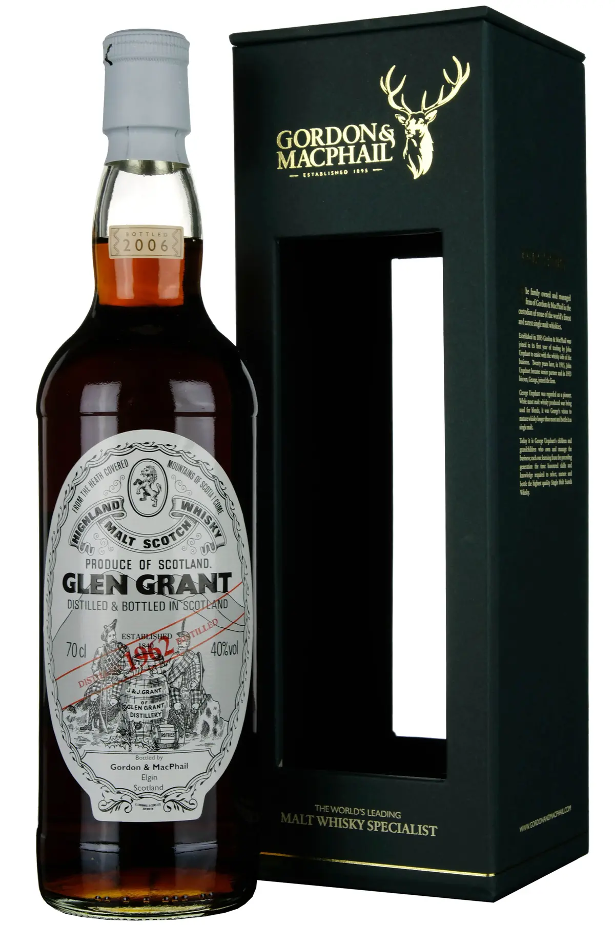 Glen Grant 1962-2006 Gordon & Macphail Distillery Label 1