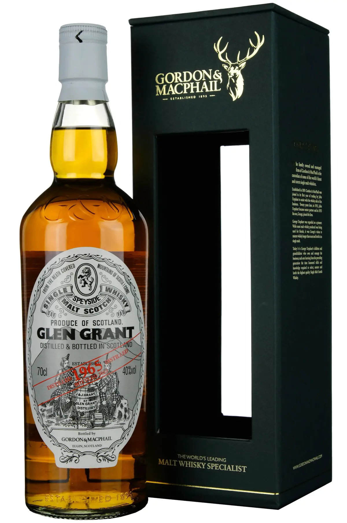 Glen Grant 1965-2013 Gordon & Macphail Distillery Label 1