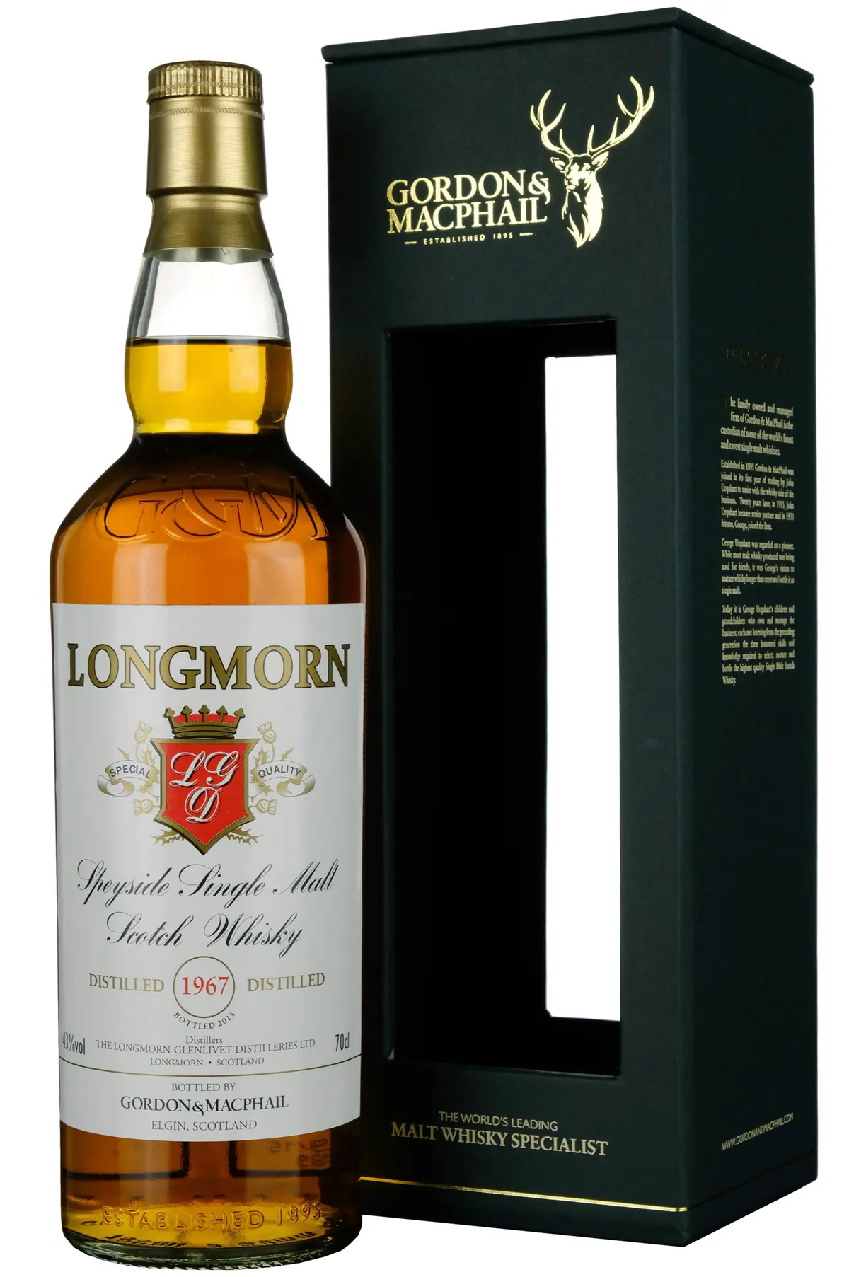 Longmorn 1967-2015 Gordon & Macphail Distillery Label 1
