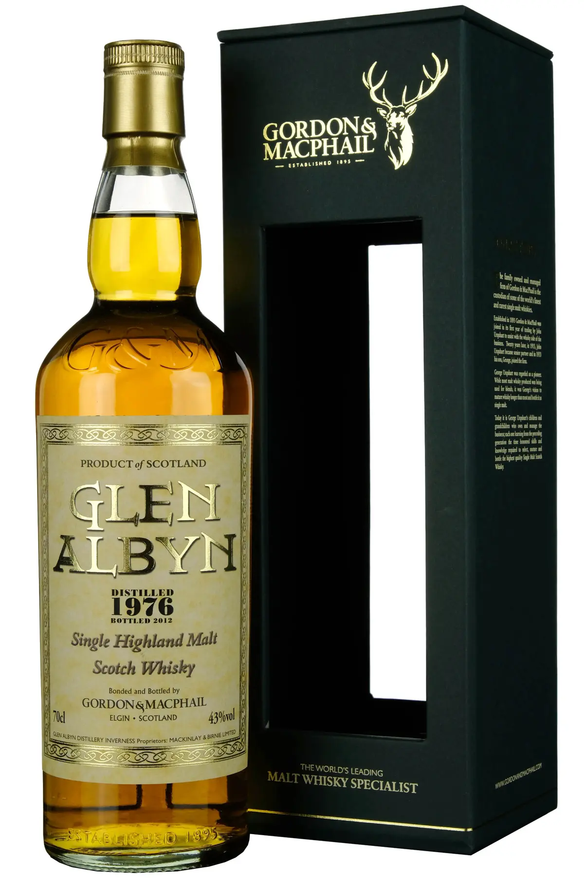 Glen Albyn 1976-2012 Gordon & Macphail Distillery Label 1