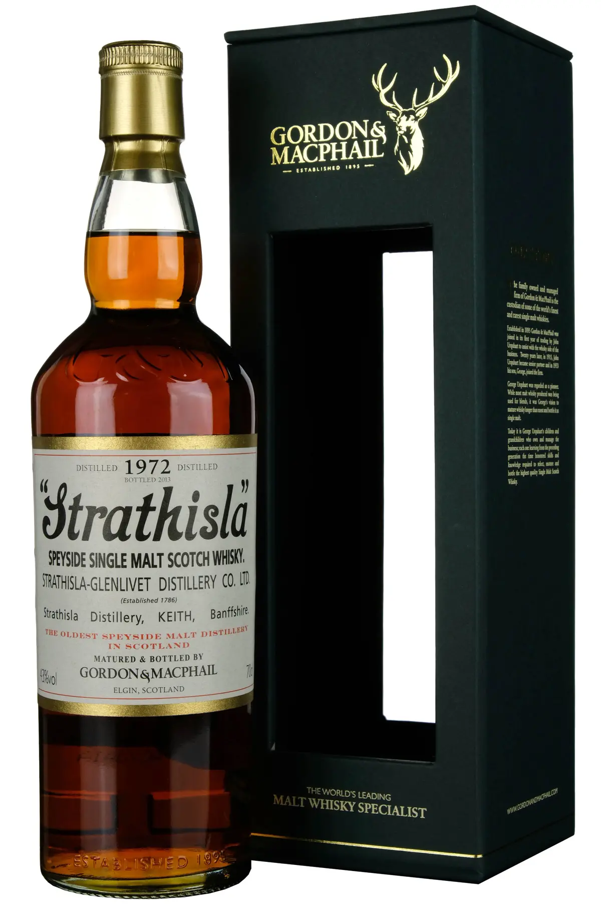 Strathisla 1972-2013 | 40 Year Old Gordon & Macphail Distillery Label Casks 503270-8518 1