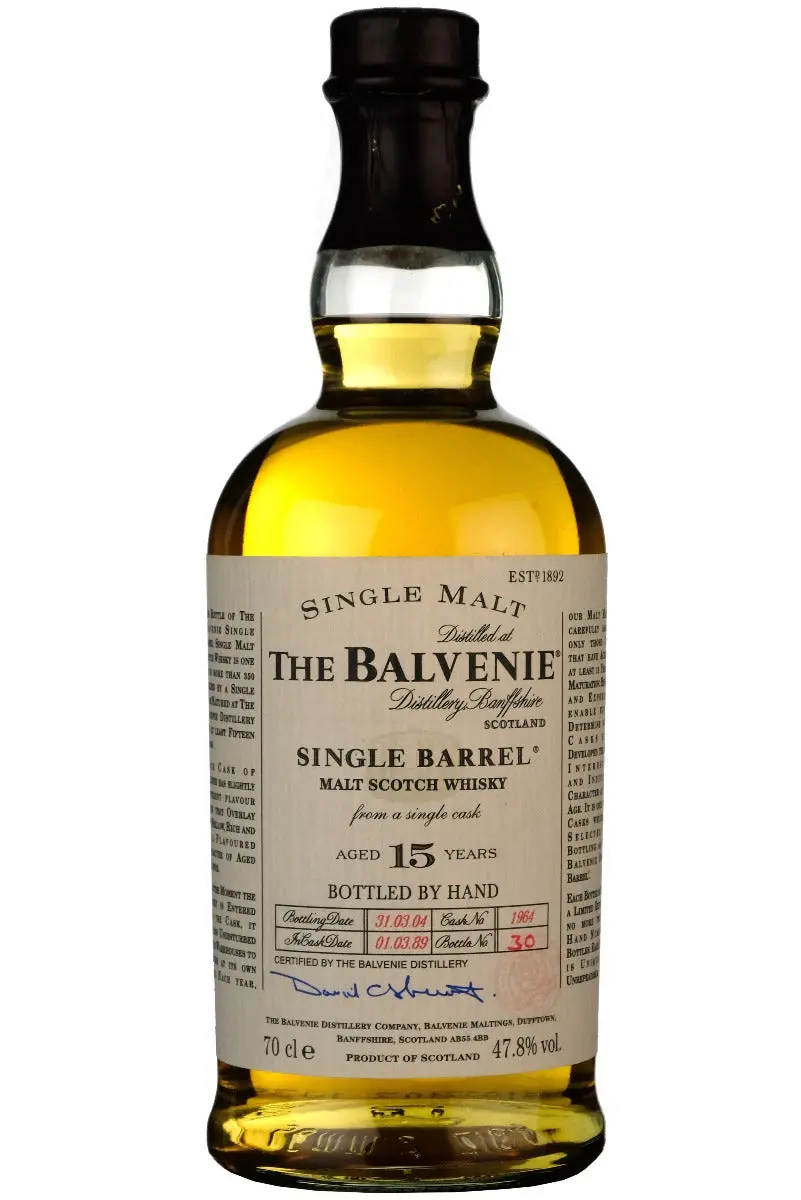 Balvenie 1989-2004 | 15 Year Old Single Cask 1964 1