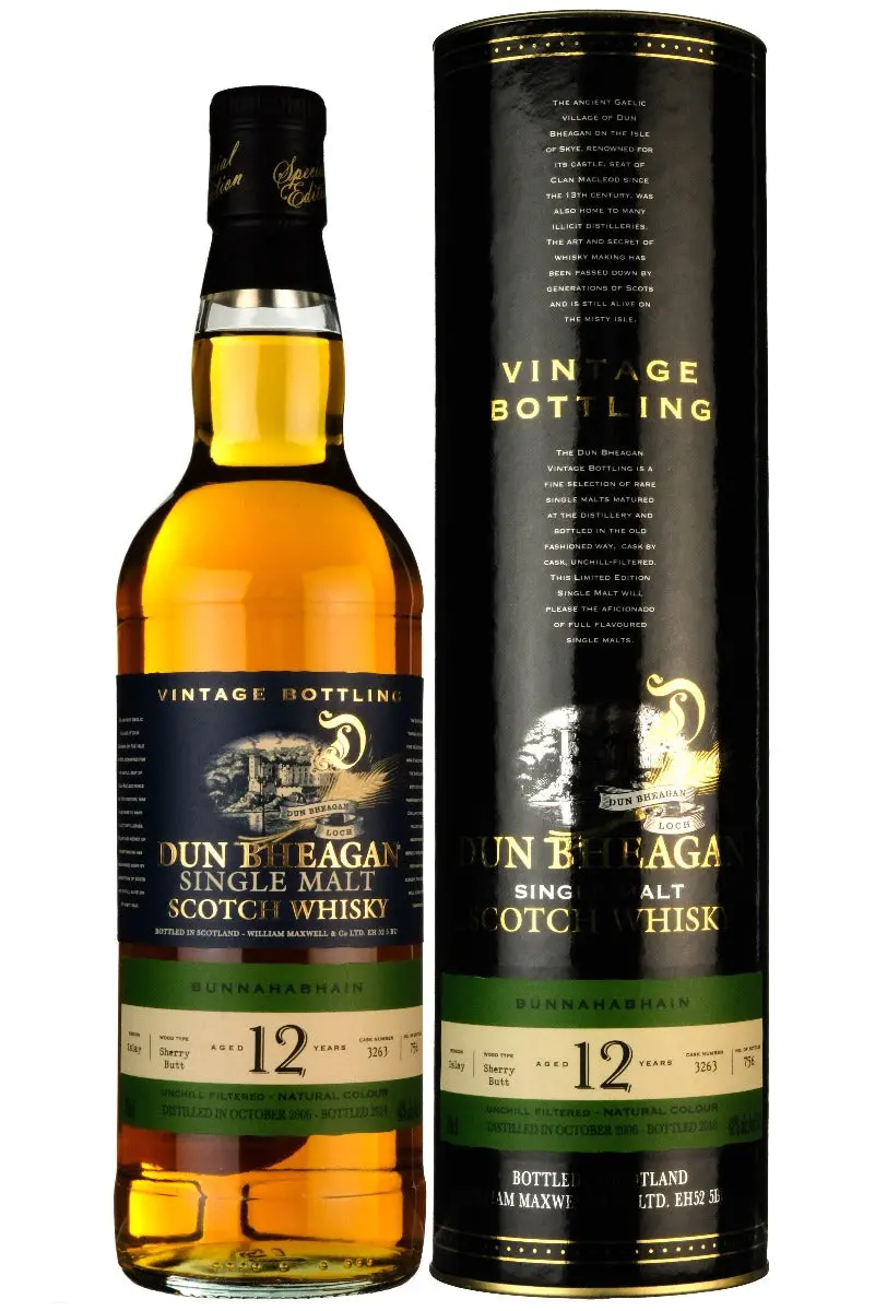 Bunnahabhain 2006-2019 | 12 Year Old Dun Bheagan Cask 3263 1