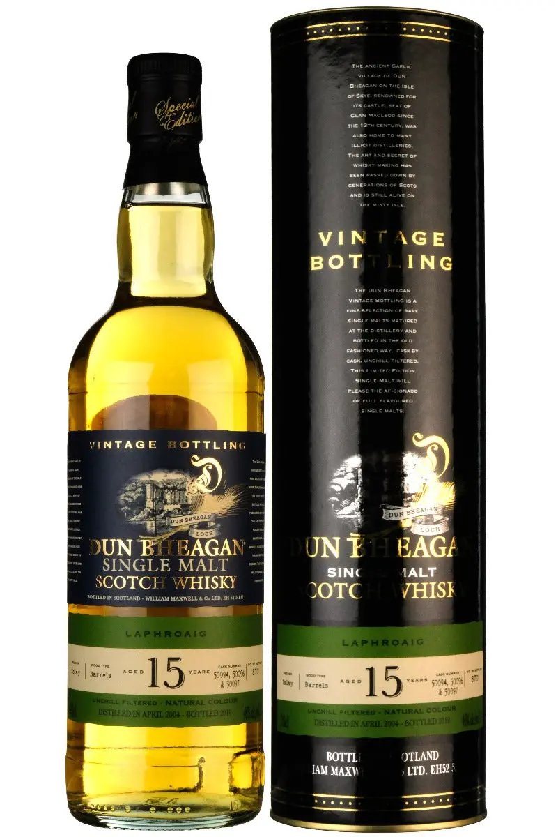 Laphroaig 2004-2019 | 15 Year Old | Dun Bheagan #50094 #50096 #50097 1