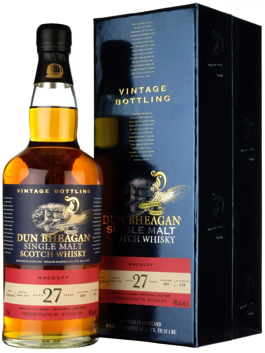 Macduff 1991-2019 | 27 Year Old Dun Bheagan Cask 4584 1