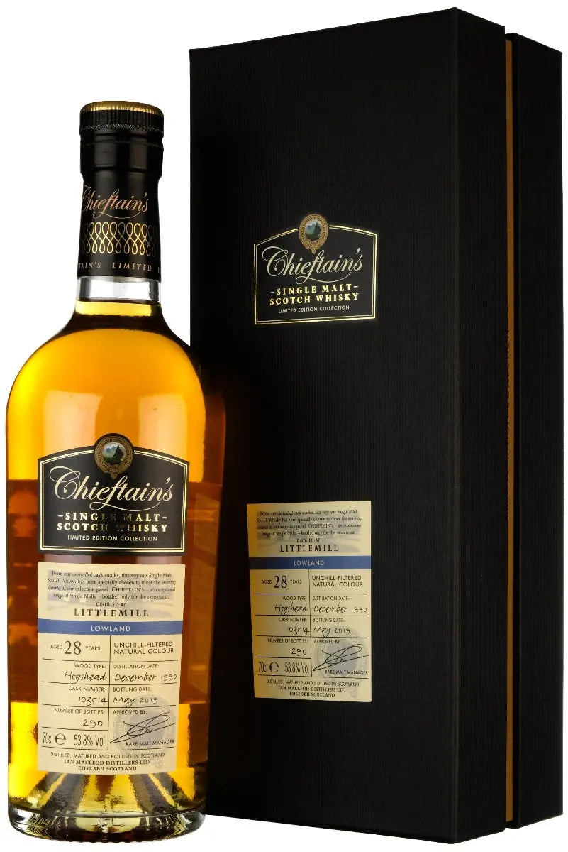 Littlemill 1990-2019 | 28 Year Old | Chieftain's | Cask 103514 1