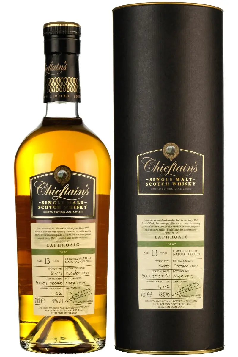 Laphroaig 2005-2019 | 13 Year Old | Chieftain's | Casks 900159, 900160 1