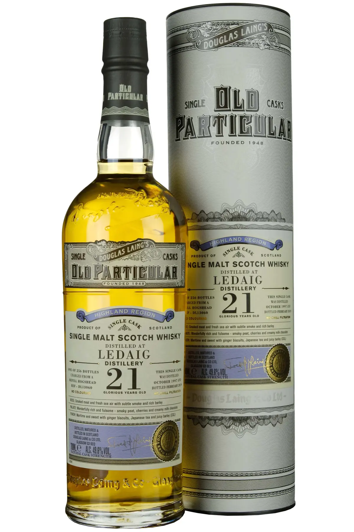 Ledaig 1997-2019 | 21 Year Old Douglas Laing Old Particular Single Cask Dl13060 1
