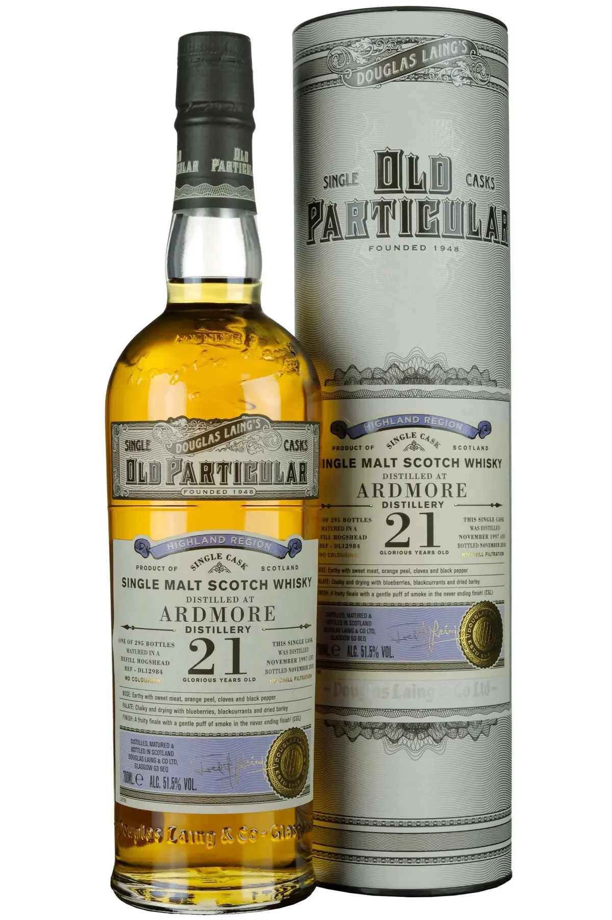 Ardmore 1997-2018 | 21 Year Old Douglas Laing Old Particular Single Cask Dl12984 1