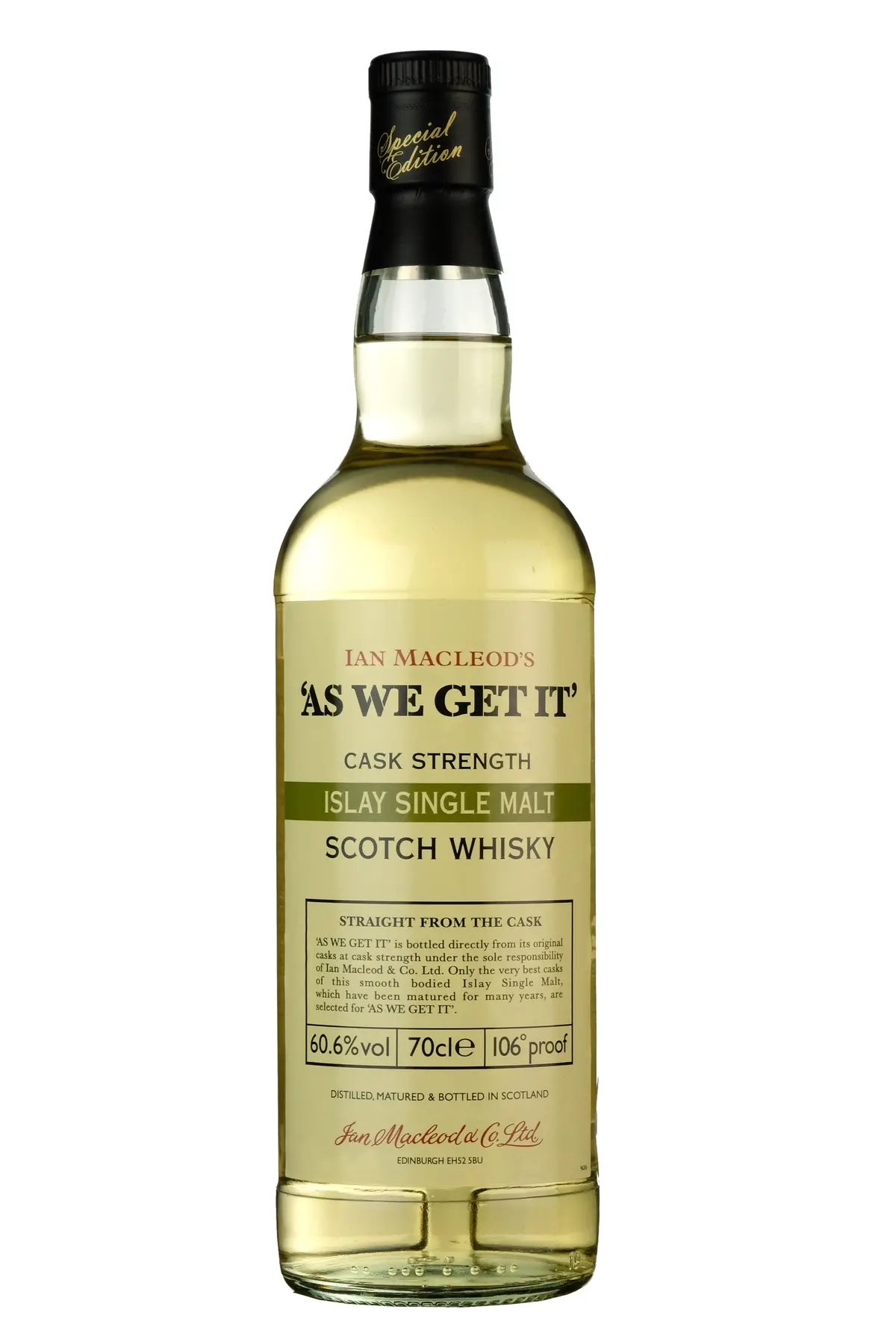 As We Get It Cask Strength Islay Single Malt | Ian Macleod 1