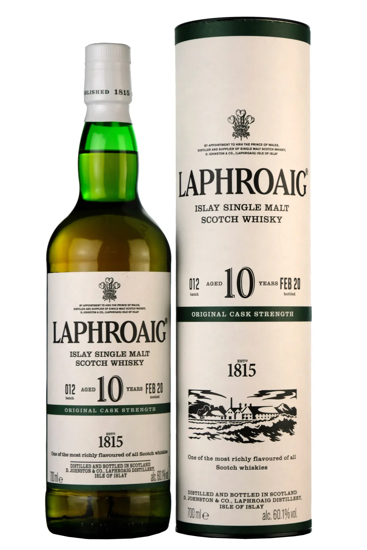 Laphroaig 10 Year Old Original Cask Strength Batch 012 1