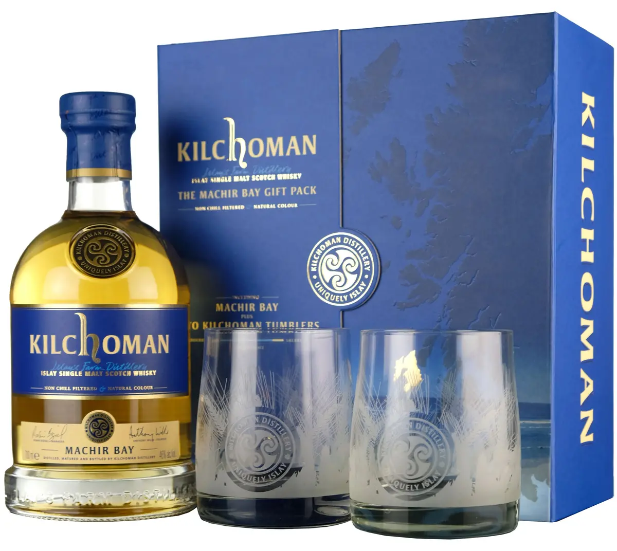 Kilchoman Machir Bay Glass Pack 1
