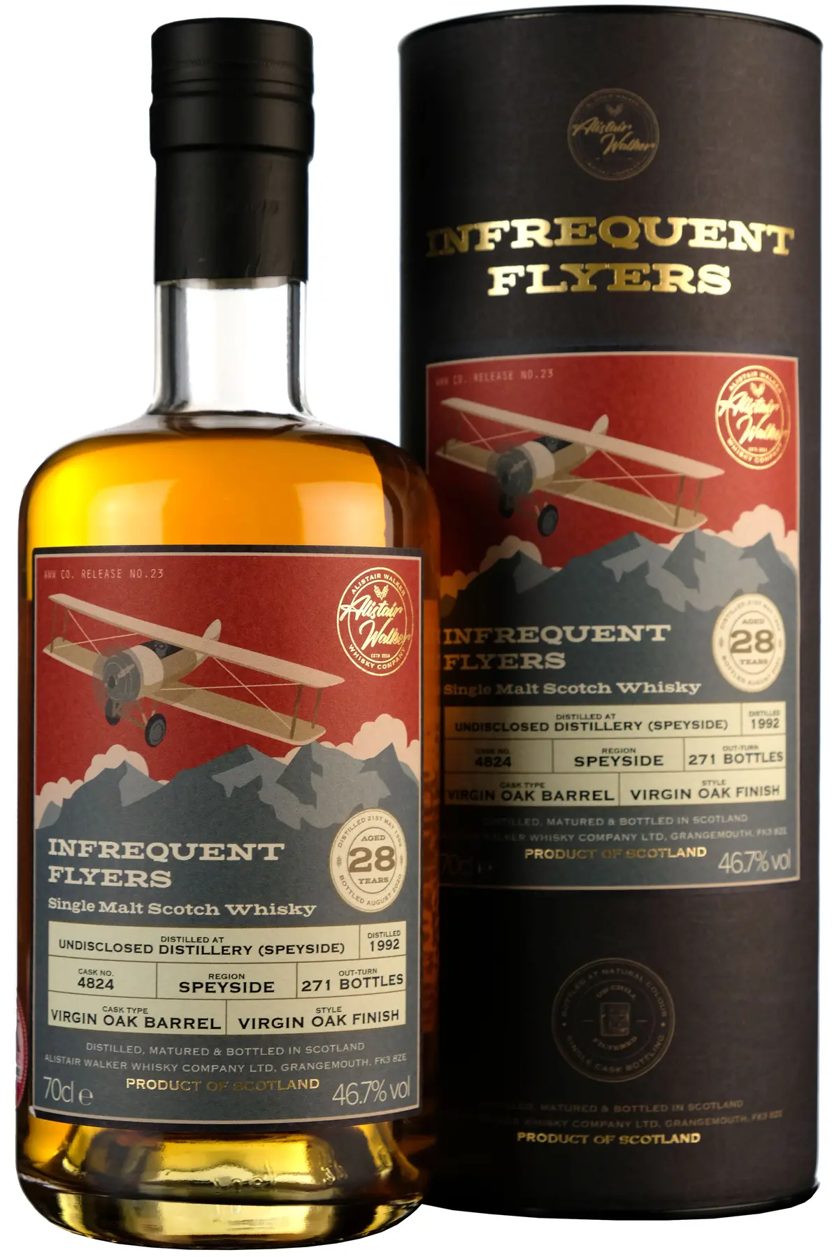Undisclosed Speyside Distillery 1992-2020 | 28 Year Old Infrequent Flyers 1