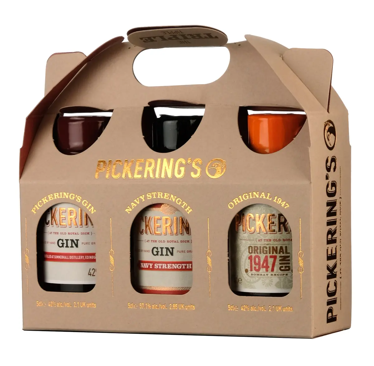 Pickering's Gin Triple Tipple Gift Pack 1