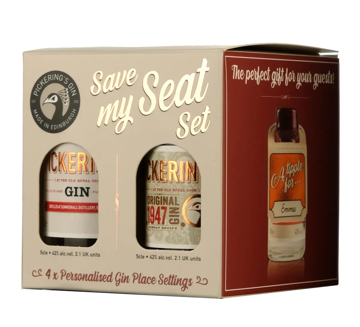 Pickering's Gin Save Me A Seat Gift Pack 1