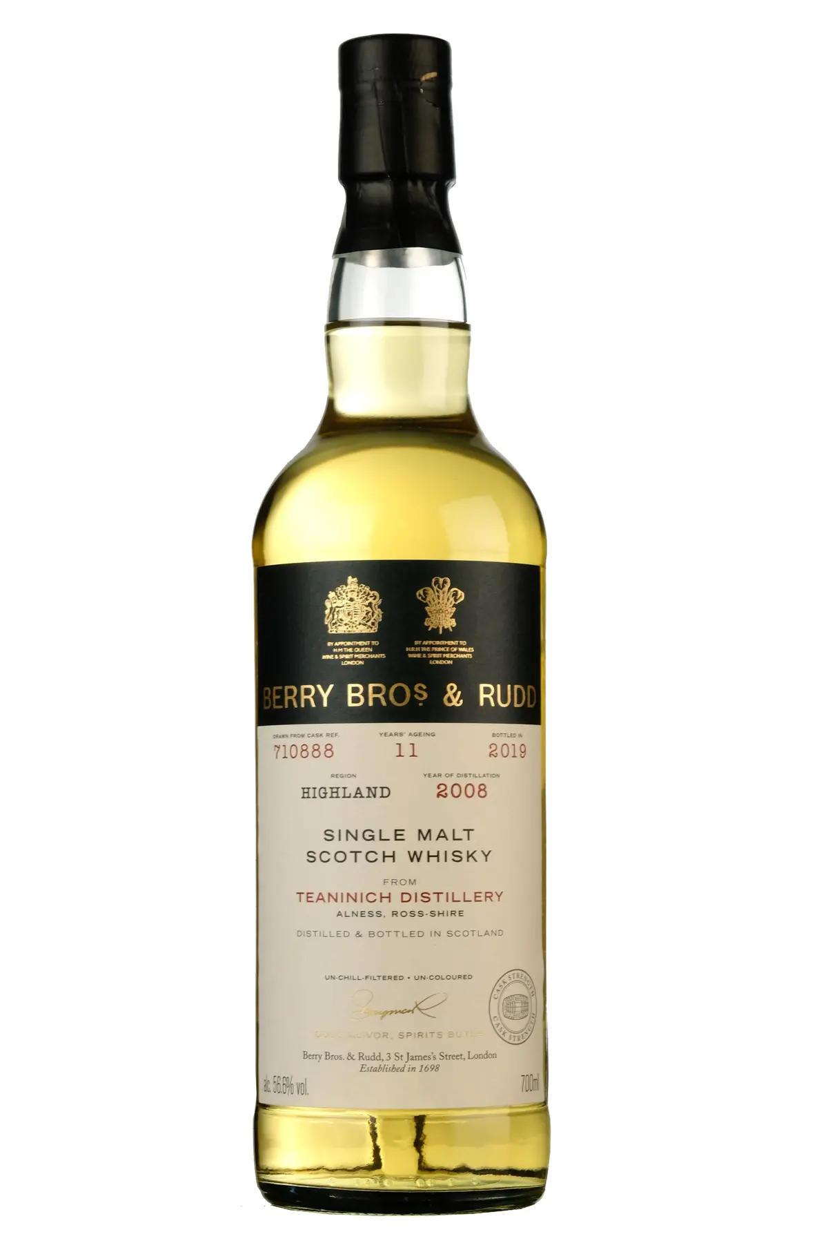 Teaninich 2008-2019 | 11 Year Old Berry Bros Single Cask 710888 1