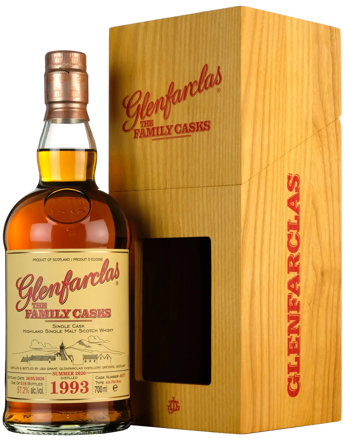 Glenfarclas 1993-2020 | 26 Year Old The Family Cask 4677 1