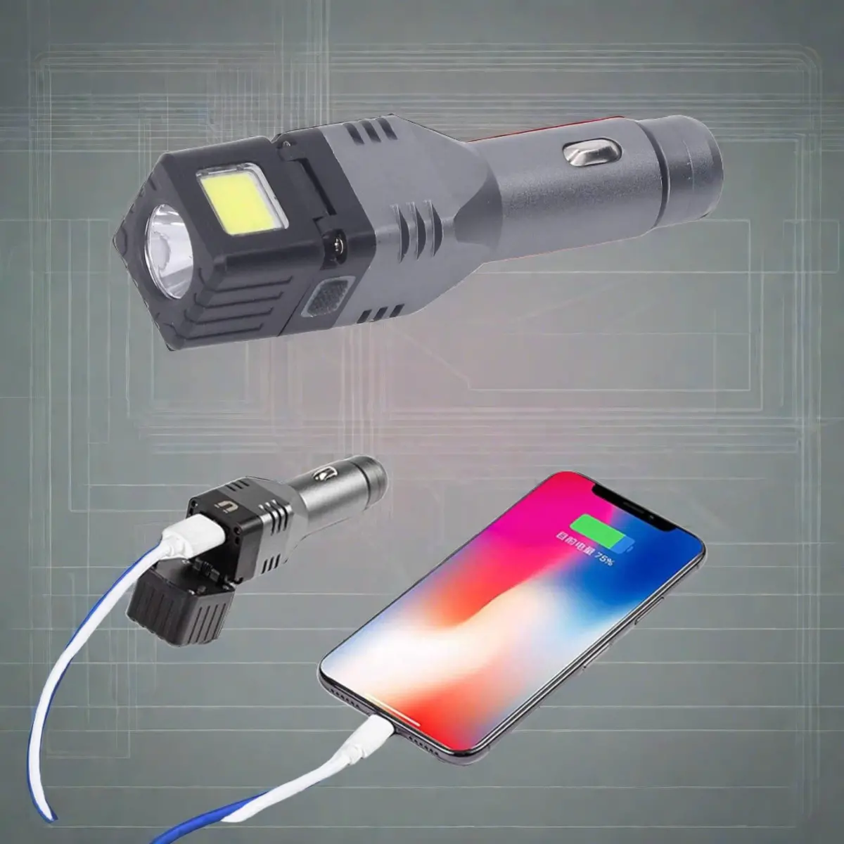 Acc 3 In 1 Charger+Work Light 1